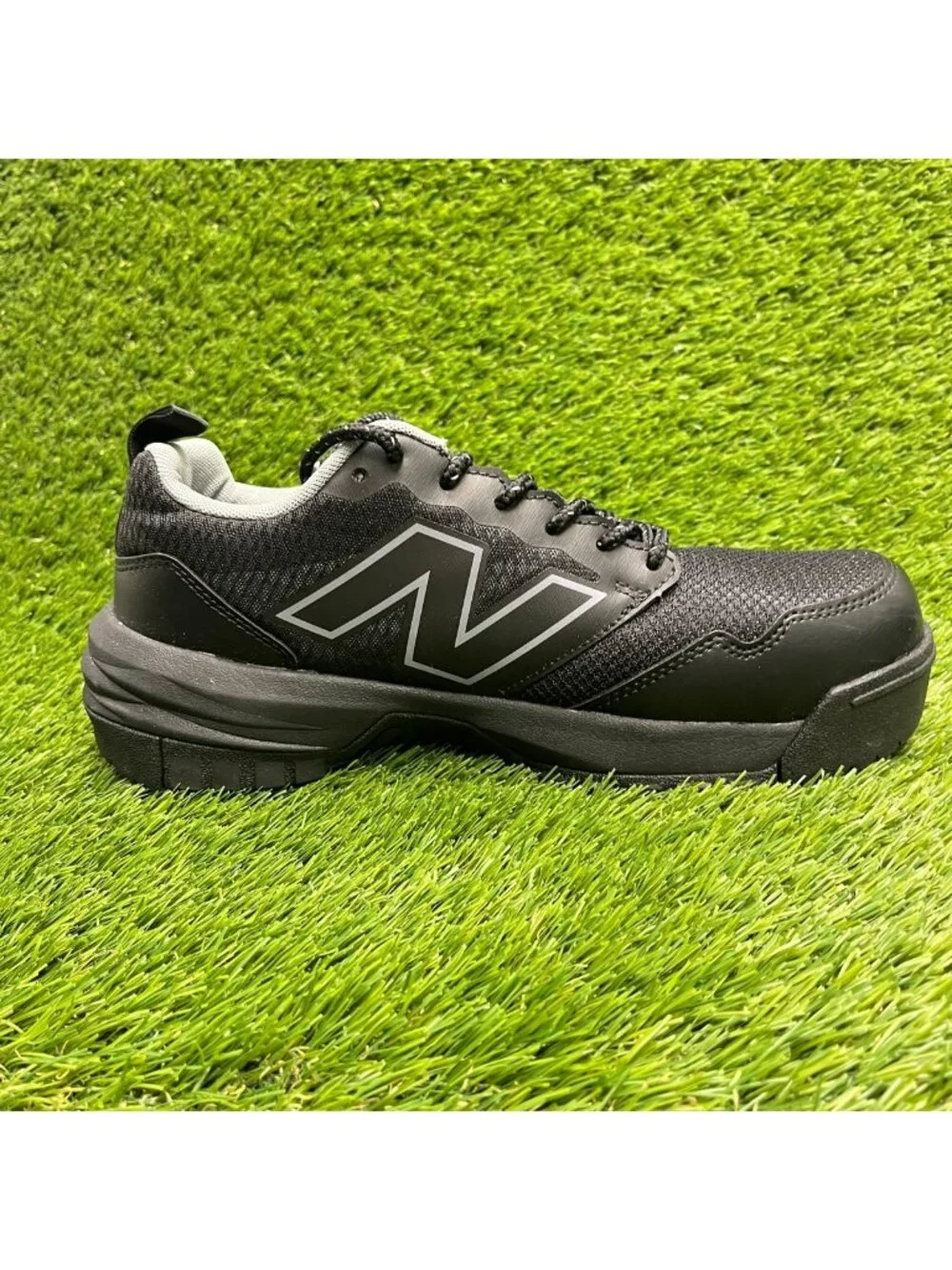 New Balance Quikshift Womens Size 8 Black Gray Composite Toe Safety Work Shoes
